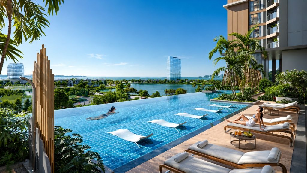 Tiện ích hồ bơi tại Thanh Phú Bến Lức